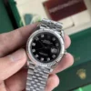 Datejust 36mm Black Dial Diamond Hour Markers Super Clone With 3235 Movement