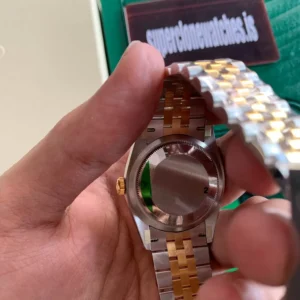 Datejust 36mm Wimbledon Yellow Gold Two Tone super clone Jubilee Bracelet 3235 movement