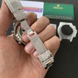 Fake Rolex Daytona Ref.116520 White Dial Stainless Steel Bezel 4130 Movement