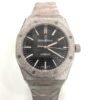 Frosted AP Royal Oak 15400 Black Dial