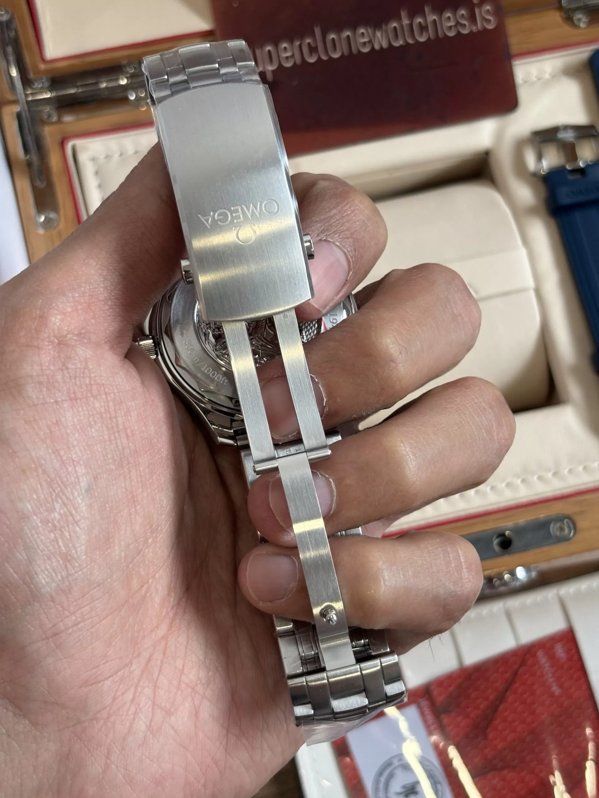 Omega Seamaster 300 Summer Blue Super Clone