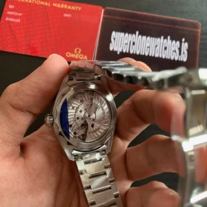 Omega Seamaster Aqua Terra Co-Axial Master Chronometer 41 mm Silver Dial Super Clone