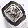 RM055 Black Case White Rubber Strap Swiss RMUL Movement