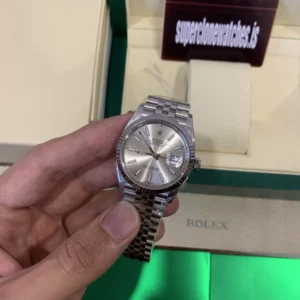 Replica Rolex Datejust 36mm Silver Dial Jubilee Bracelet Clone 3235 Movement