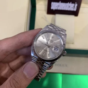 Replica Rolex Datejust 36mm Silver Dial Jubilee Bracelet Clone 3235 Movement