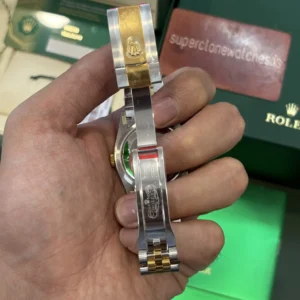 Rolex Datejust 36mm Two Tone Yellow Gold Motif Dial Clone 3235 Movement