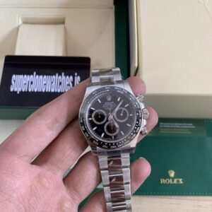 Rolex Daytona 126500 Black Dial Super Clone 4131 Movement Latest