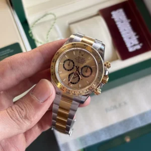 Rolex Daytona 126503 Two Tone Yellow Gold Champagne Dial Super Clone