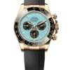 Rolex Daytona Oysterflex Yellow Gold Turquoise Blue Dial Super Clone