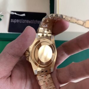 Rolex GMT Master 2 Gold Jubilee 126718GRNR Replica 3285 Clone Movement