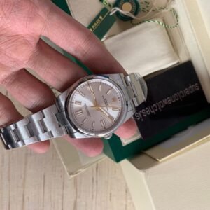 Rolex Oyster Perpetual 41mm Silver Dial 3230 Clone Movement 904L Stainless Steel