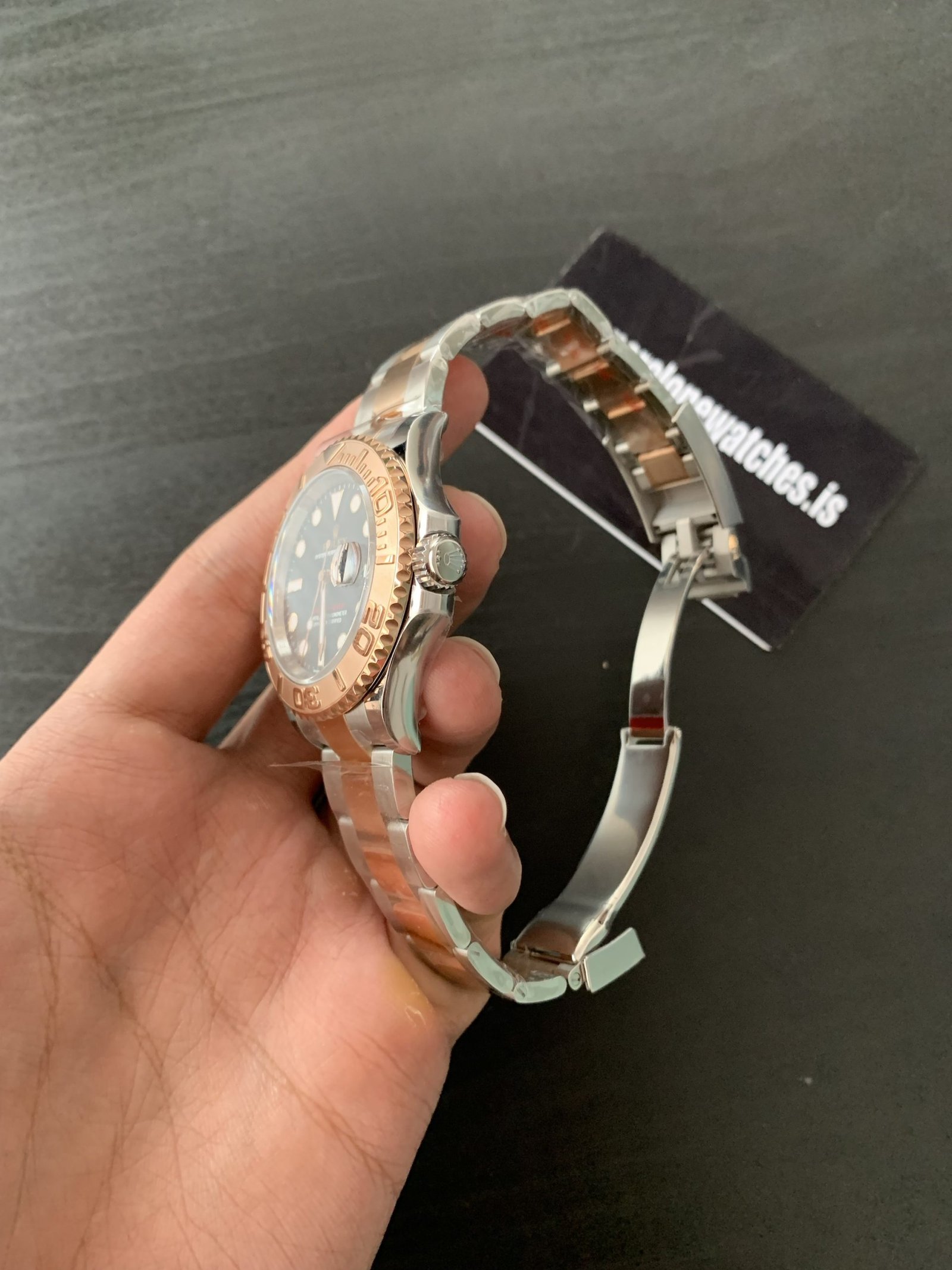 Yacht Master 40 Rose Gold Chocolate Dial 3235 Movement Super Replica